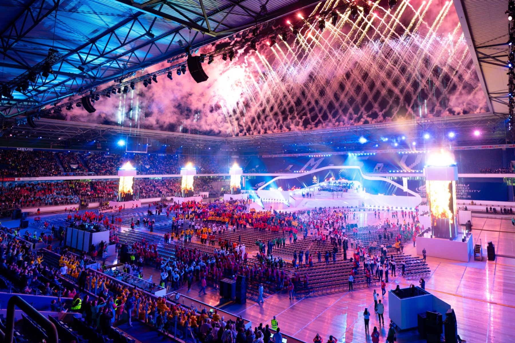 FISU World University Games Produktions- und Veranstaltungsumfeld